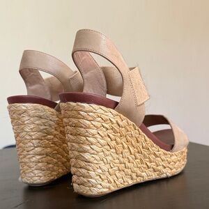 High wedges worn once